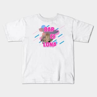 Colorful Barcelona Kids T-Shirt